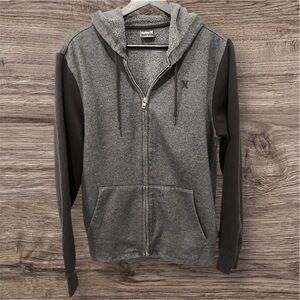 Hurley Black/Grey Full Zip Hoodie